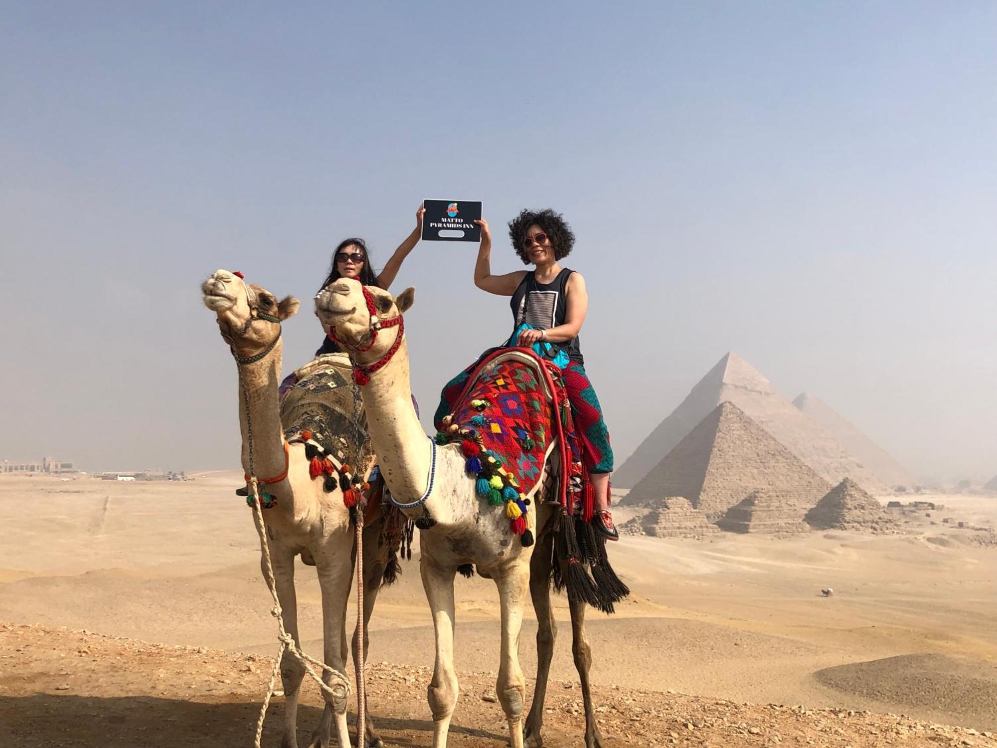 Matto Pyramids Inn Kafret el-Gabal Exterior foto