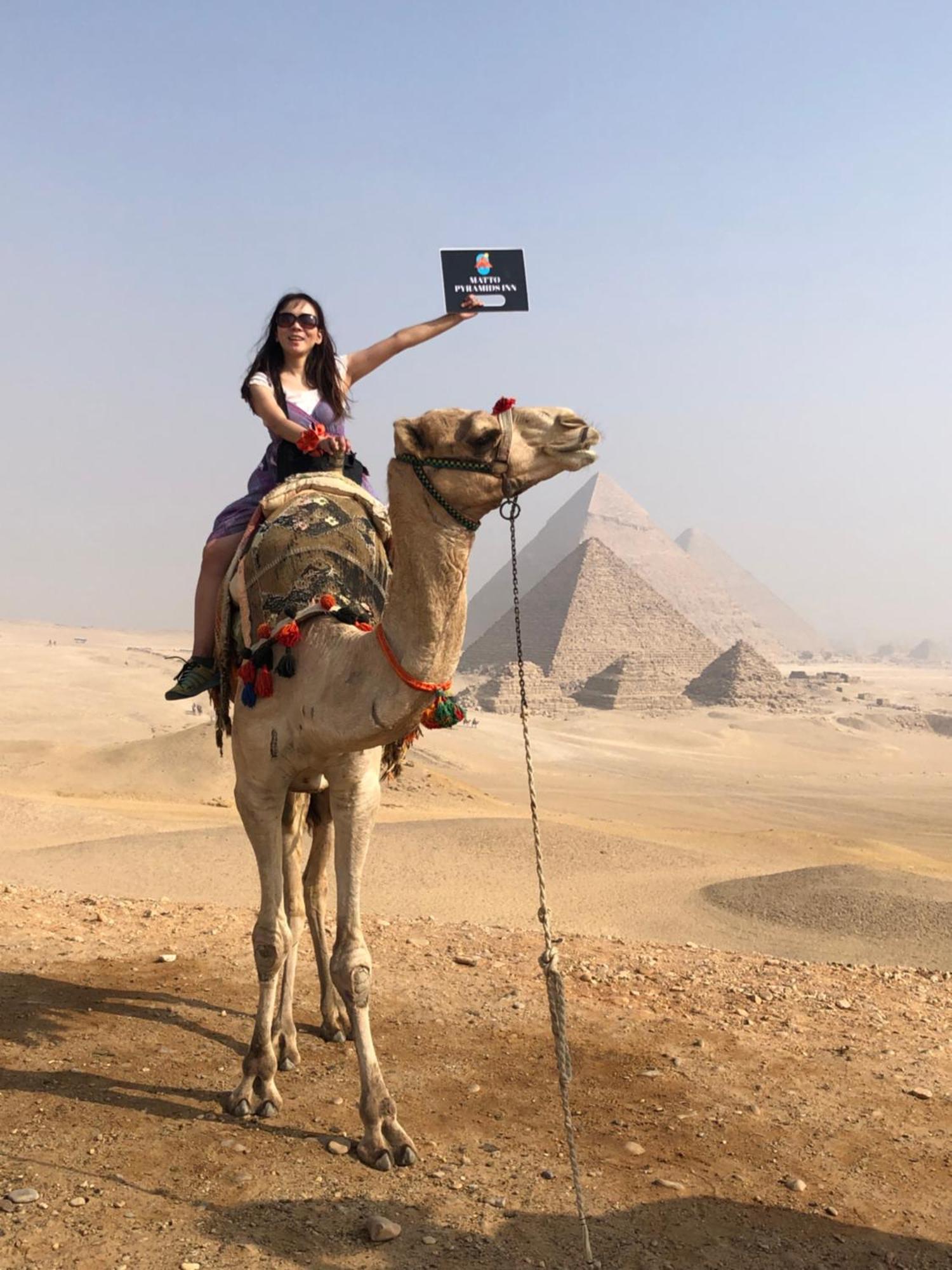 Matto Pyramids Inn Kafret el-Gabal Exterior foto