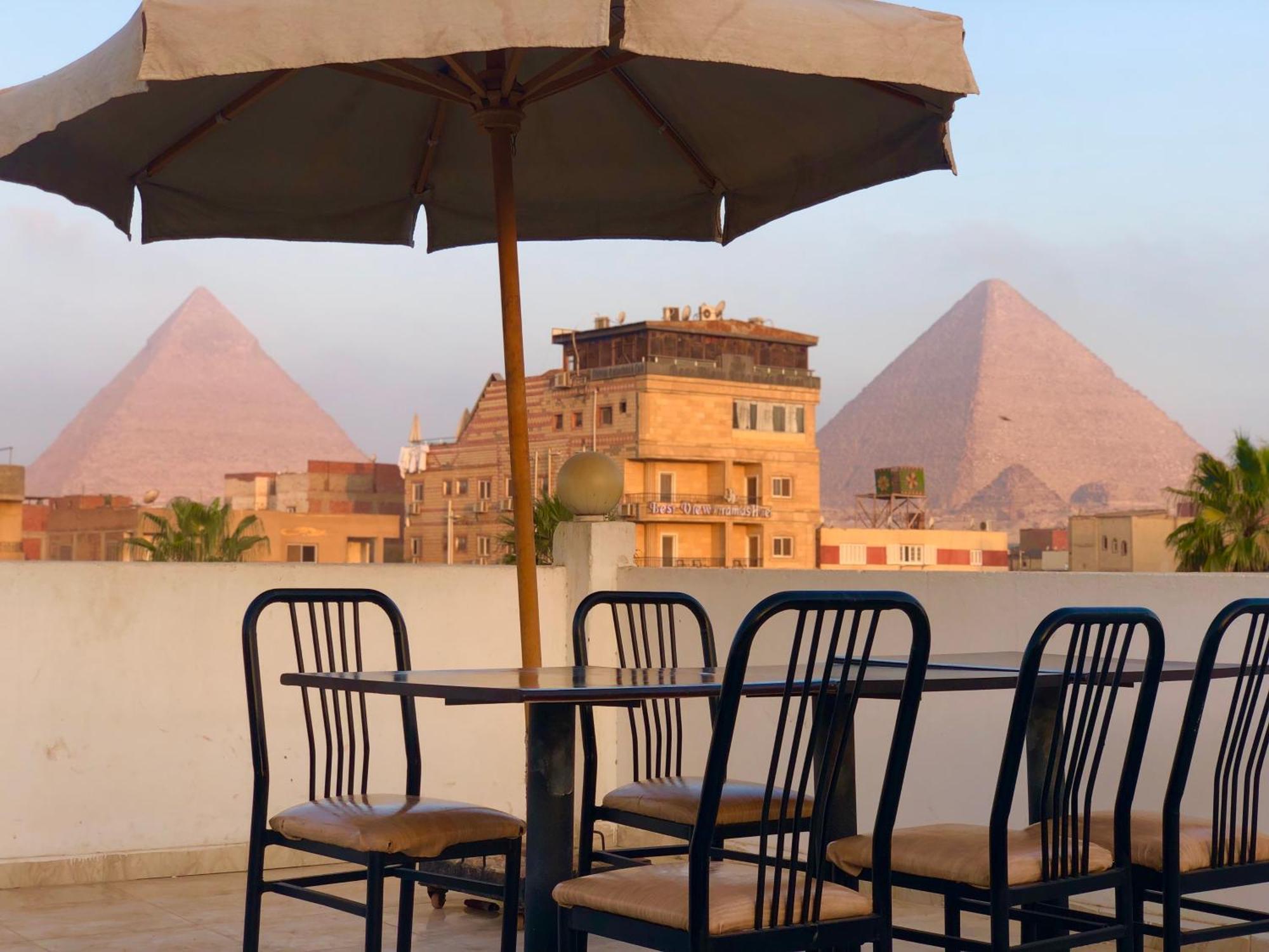 Matto Pyramids Inn Kafret el-Gabal Exterior foto