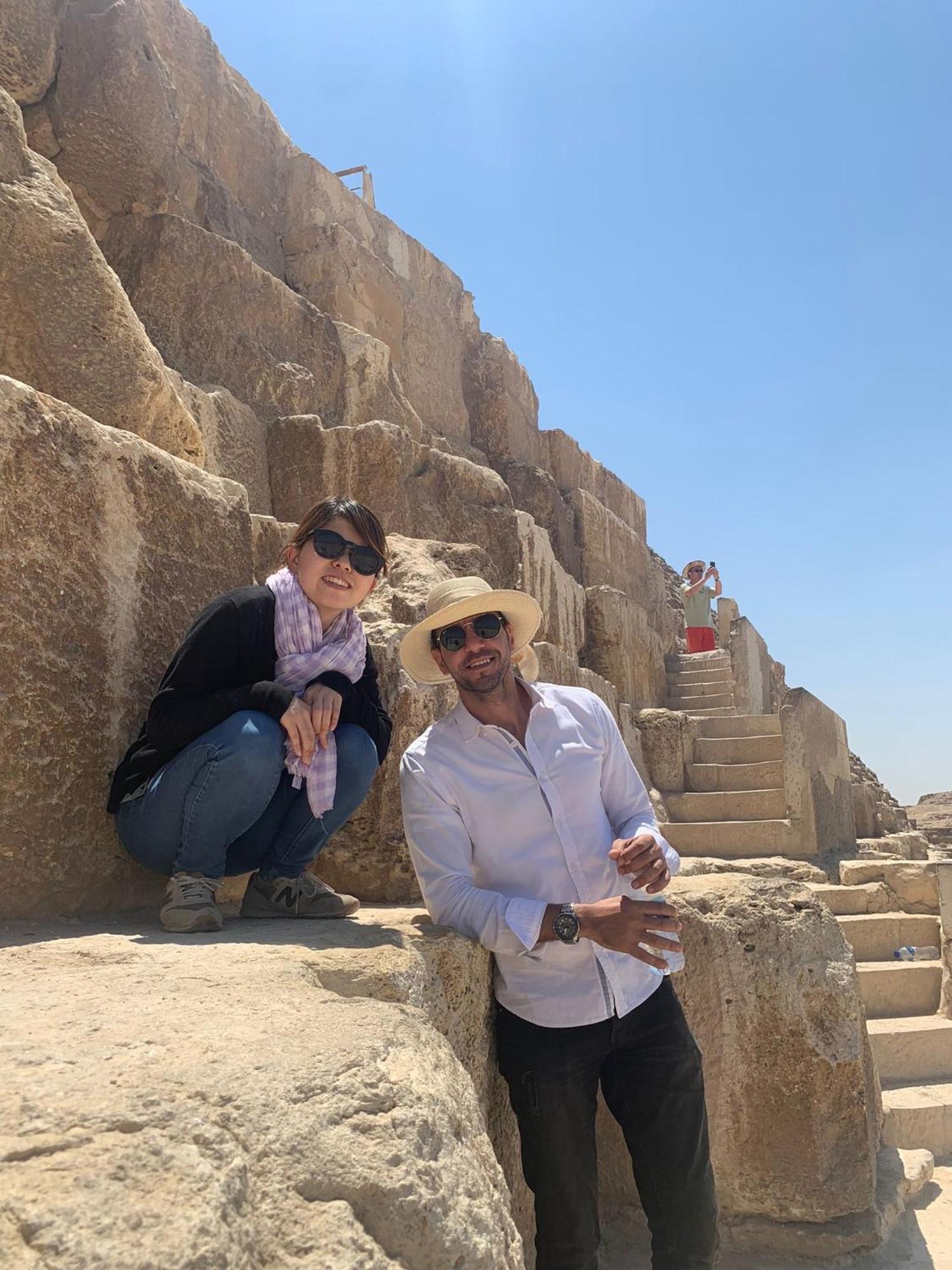 Matto Pyramids Inn Kafret el-Gabal Exterior foto